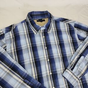 Tommy Hilfiger Blue Casual Button Down Shirt